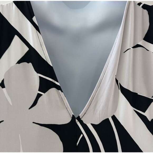 Lane Bryant Simply Chic Collection Sleeveless Maxi Dress Size 18/20 Black & Whit - Picture 10 of 10